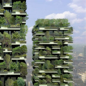 Stefano Boeri's Vertical Forest Under Construction in Milan